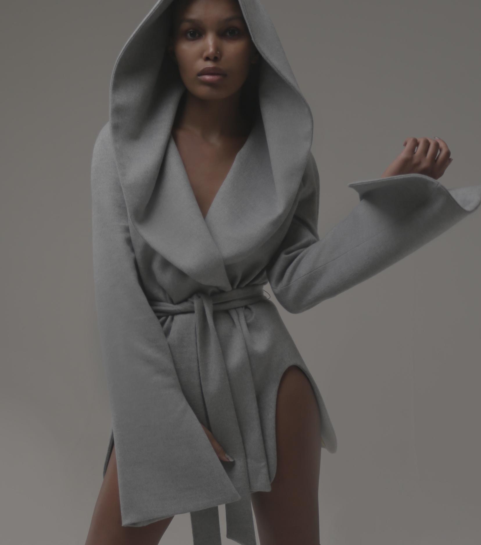 Short coat — gray